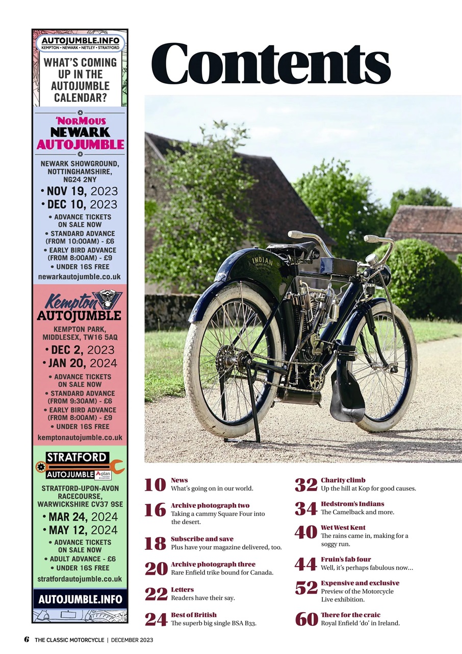 The Classic MotorCycle Preview Pages