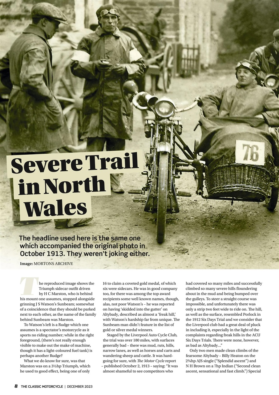 The Classic MotorCycle Preview Pages