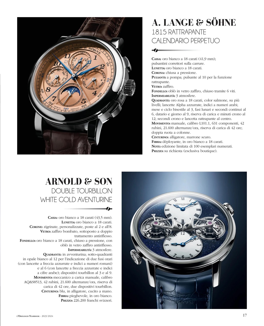 L'Orologio Preview Pages