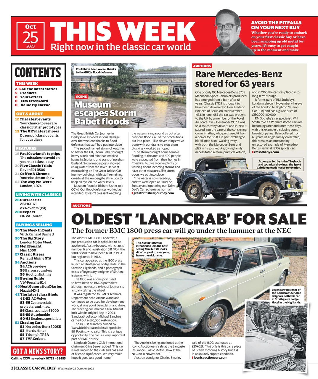 Classic Car Weekly Preview Pages
