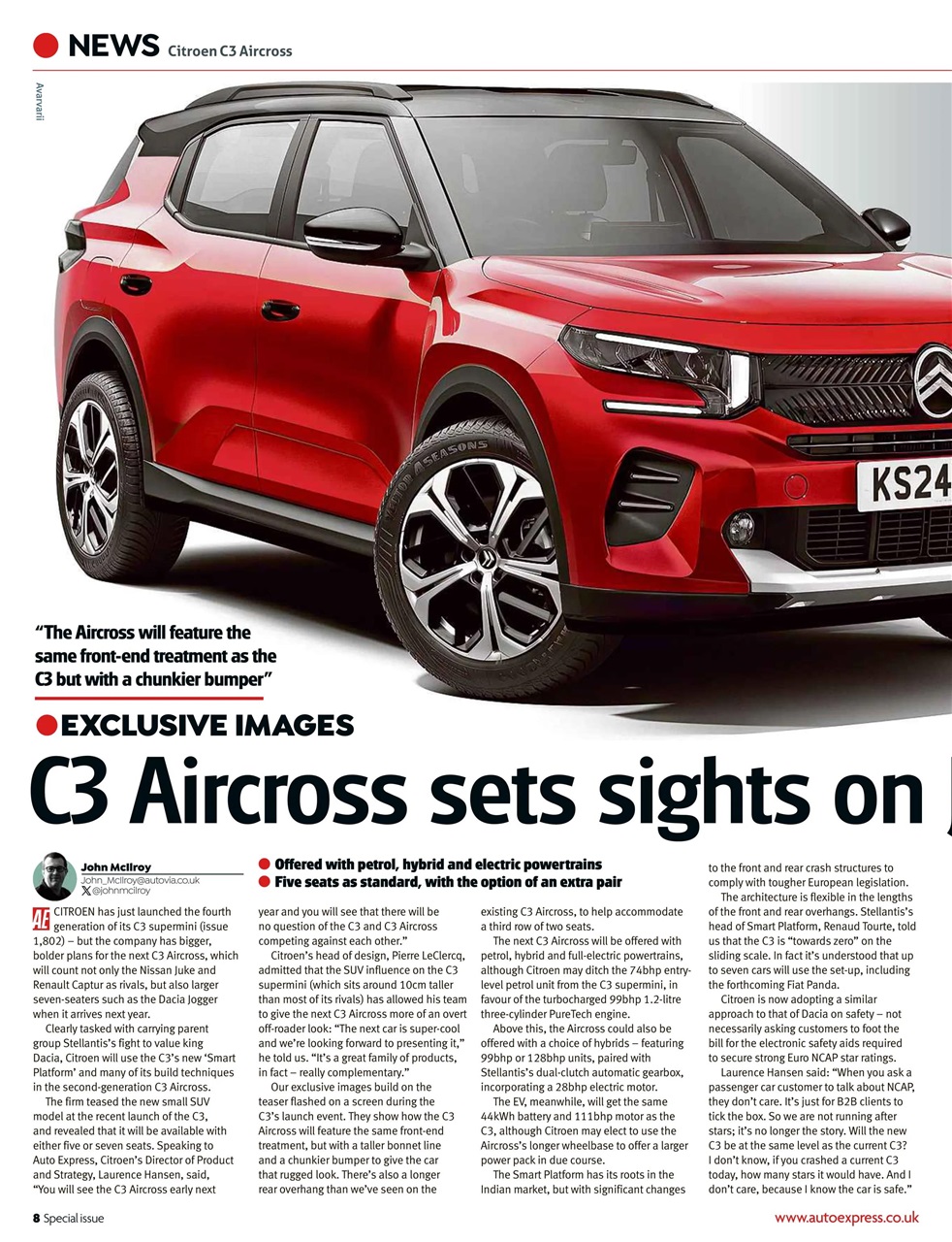 Auto Express Preview Pages
