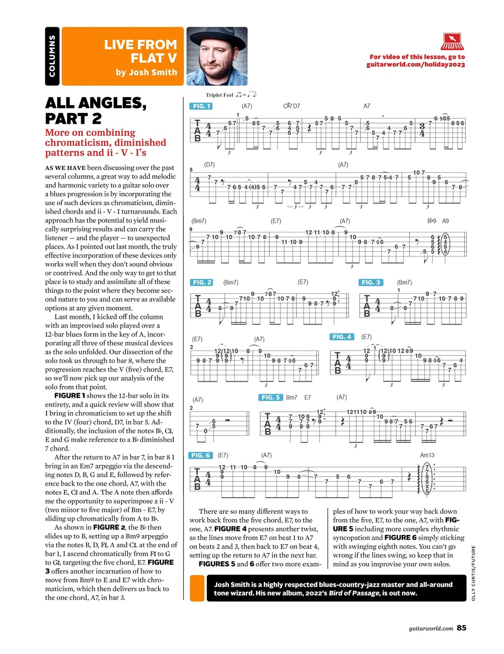 Guitar World Magazine Holiday 2023 Back Issue