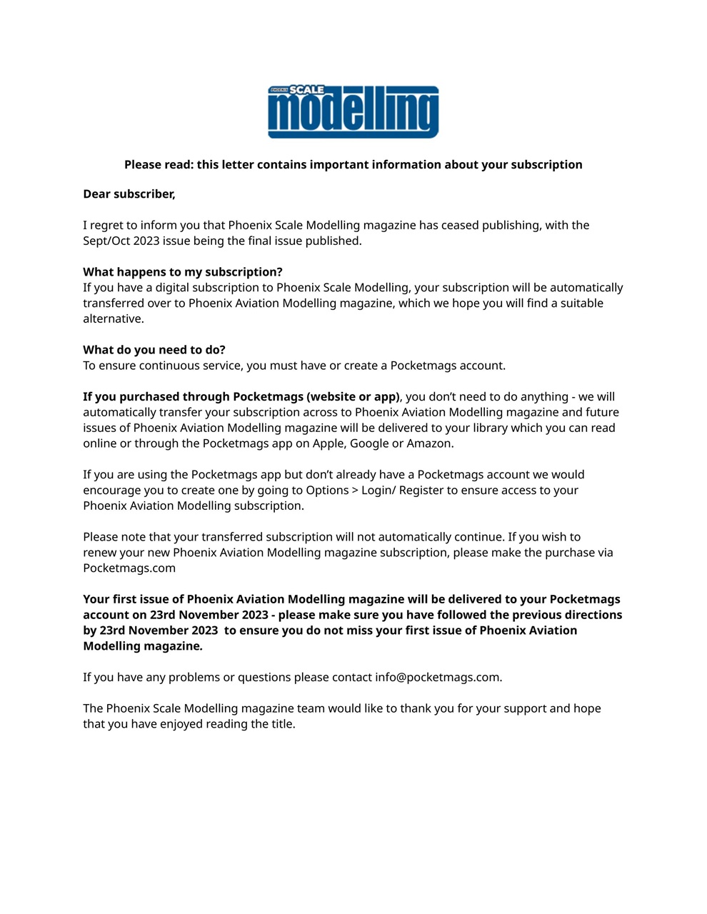 Phoenix Scale Modelling Preview Pages