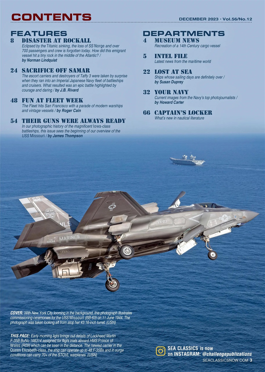 Sea Classics - Where History Sets Sail Preview Pages