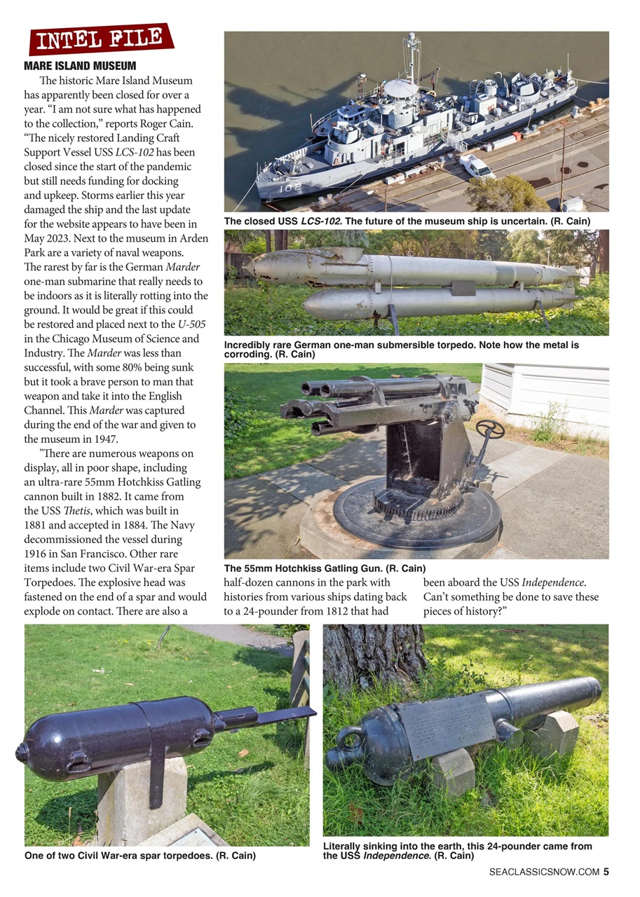 Sea Classics - Where History Sets Sail Preview Pages