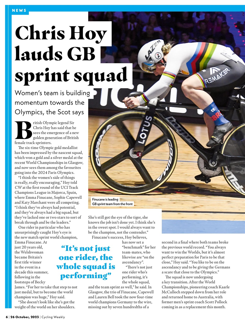 Cycling Weekly Preview Pages