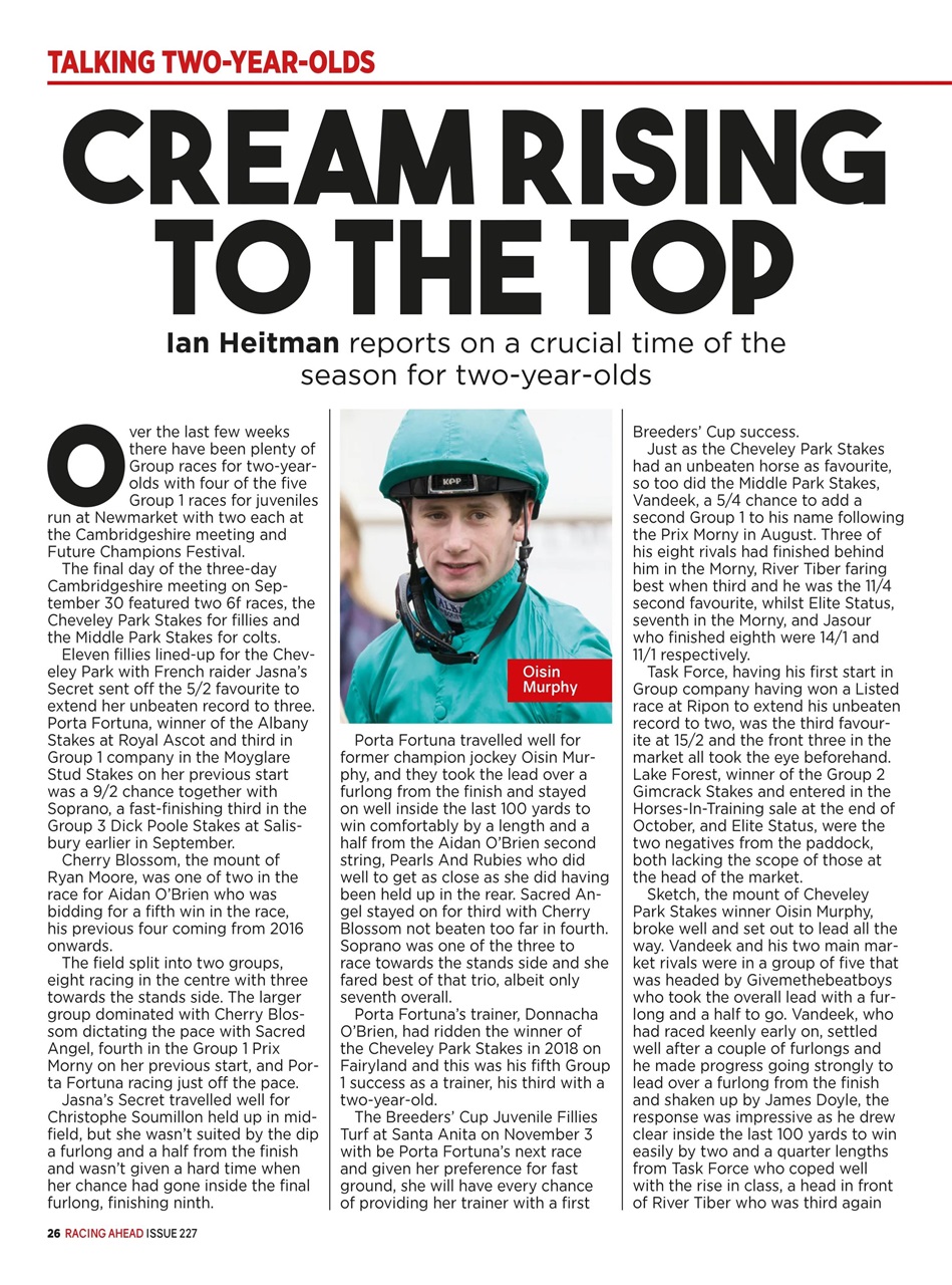 Racing Ahead Preview Pages