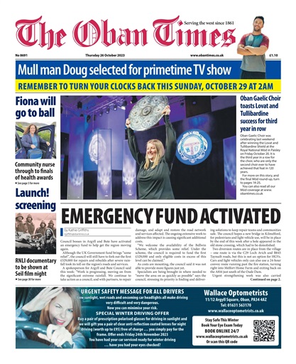 The Oban Times & Lochaber Times issue 