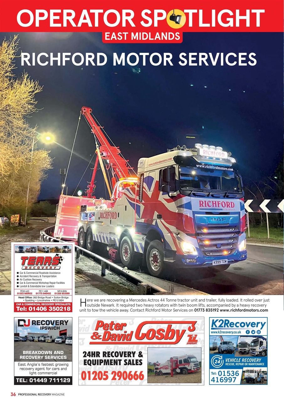 Professional Recovery Magazine Preview Pages