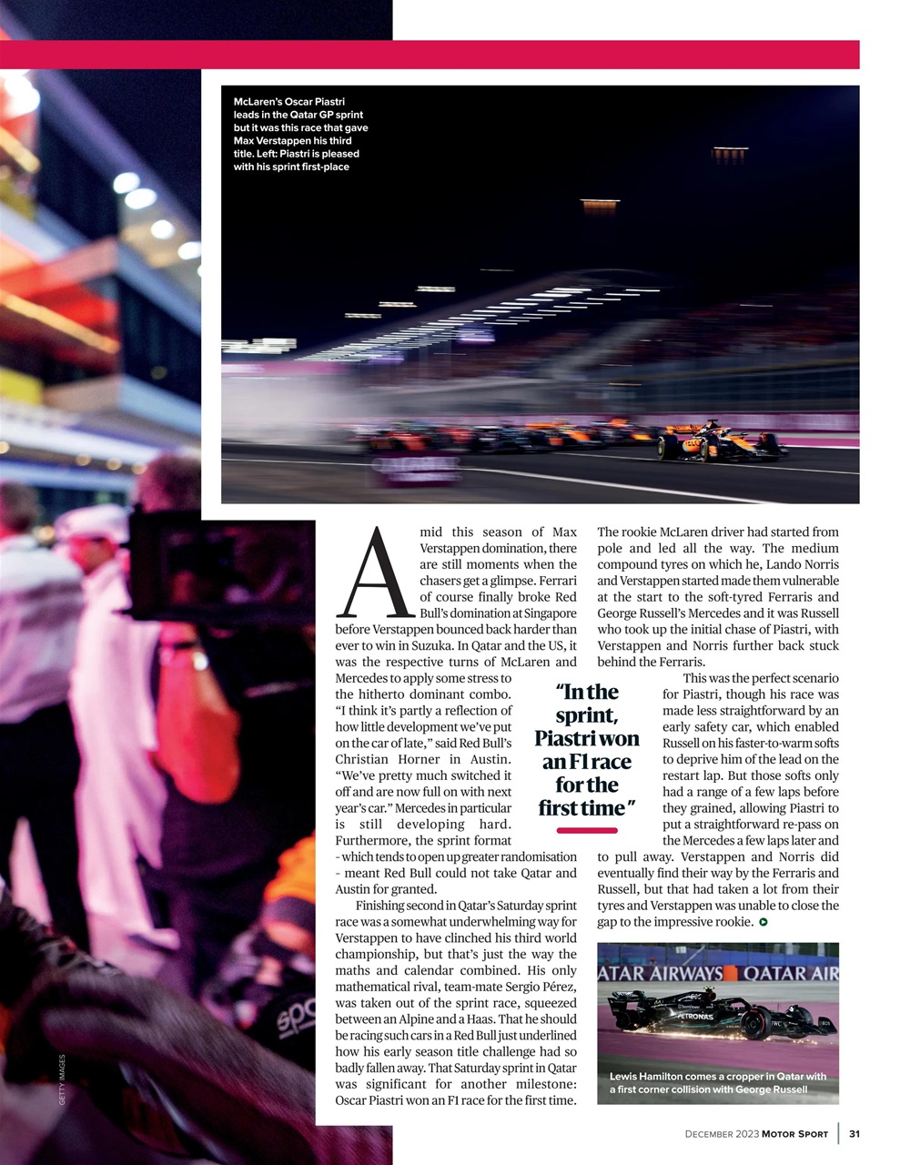 Motor Sport Magazine Preview Pages