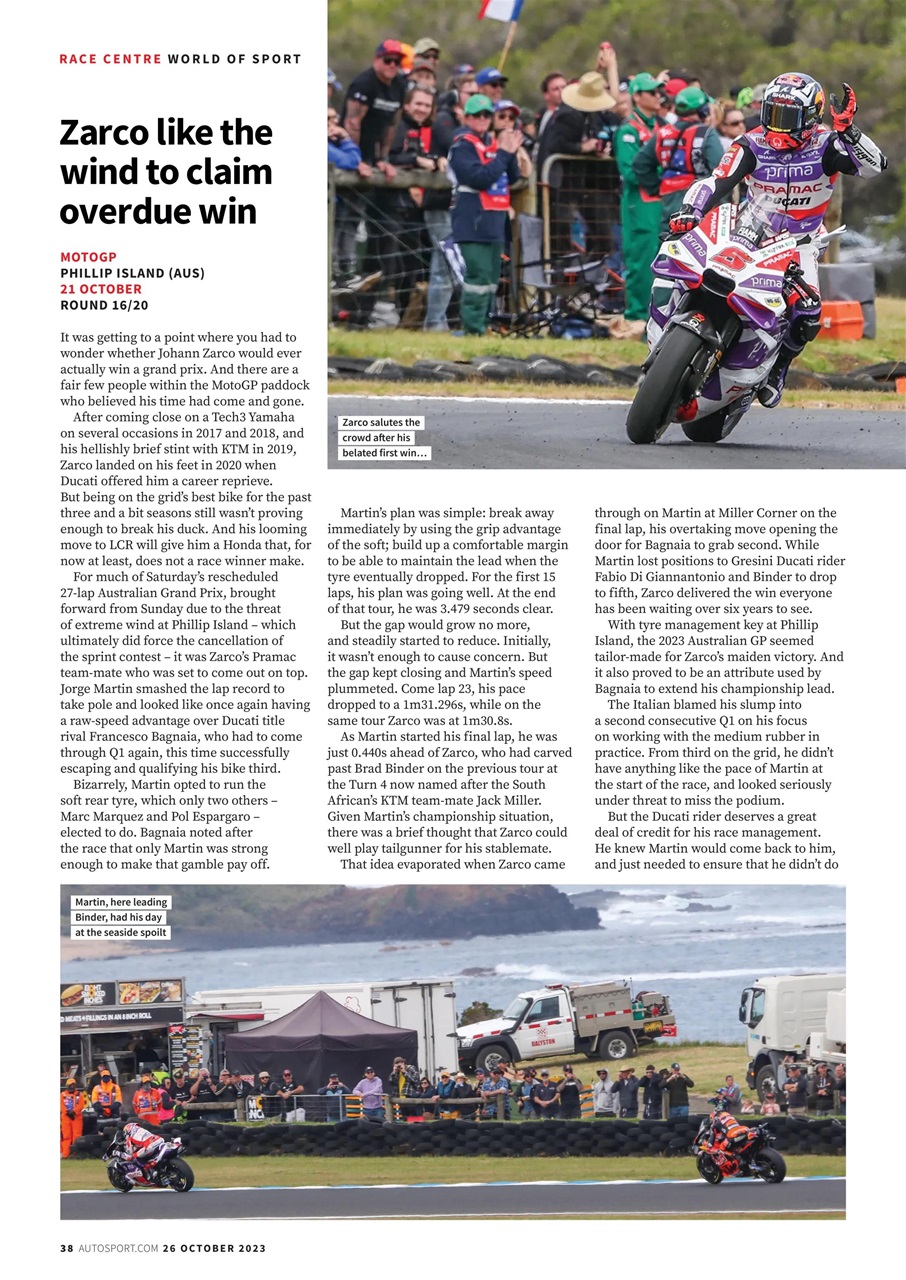 Autosport Preview Pages