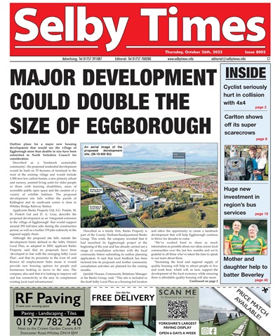 Selby Times issue October 26th 2023
