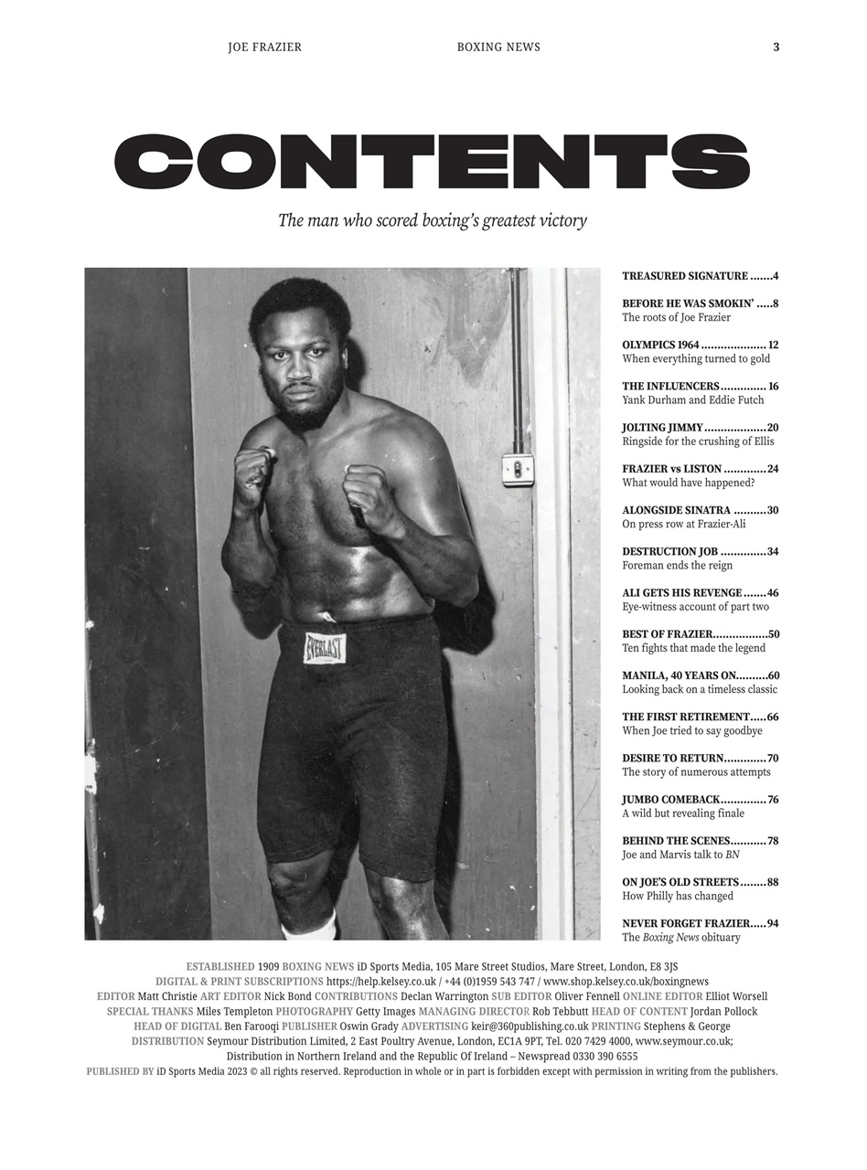 Boxing News Presents Preview Pages