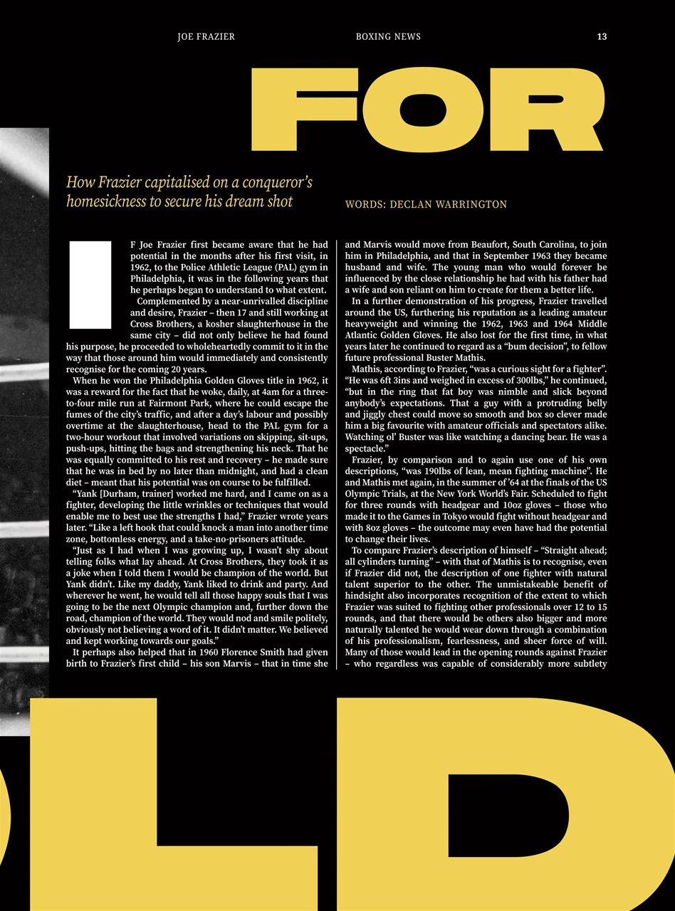 Boxing News Presents Preview Pages