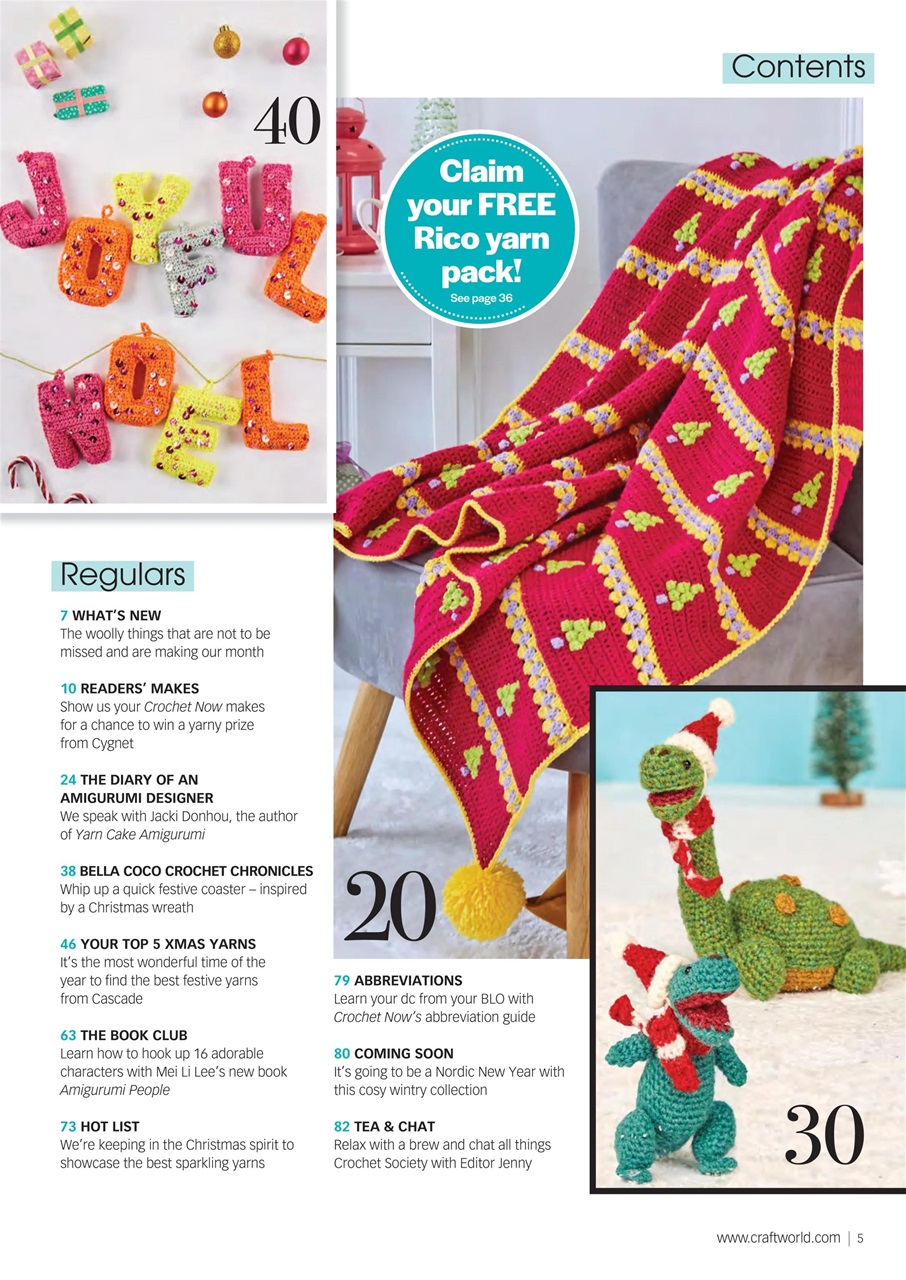 Crochet Now Magazine Preview Pages
