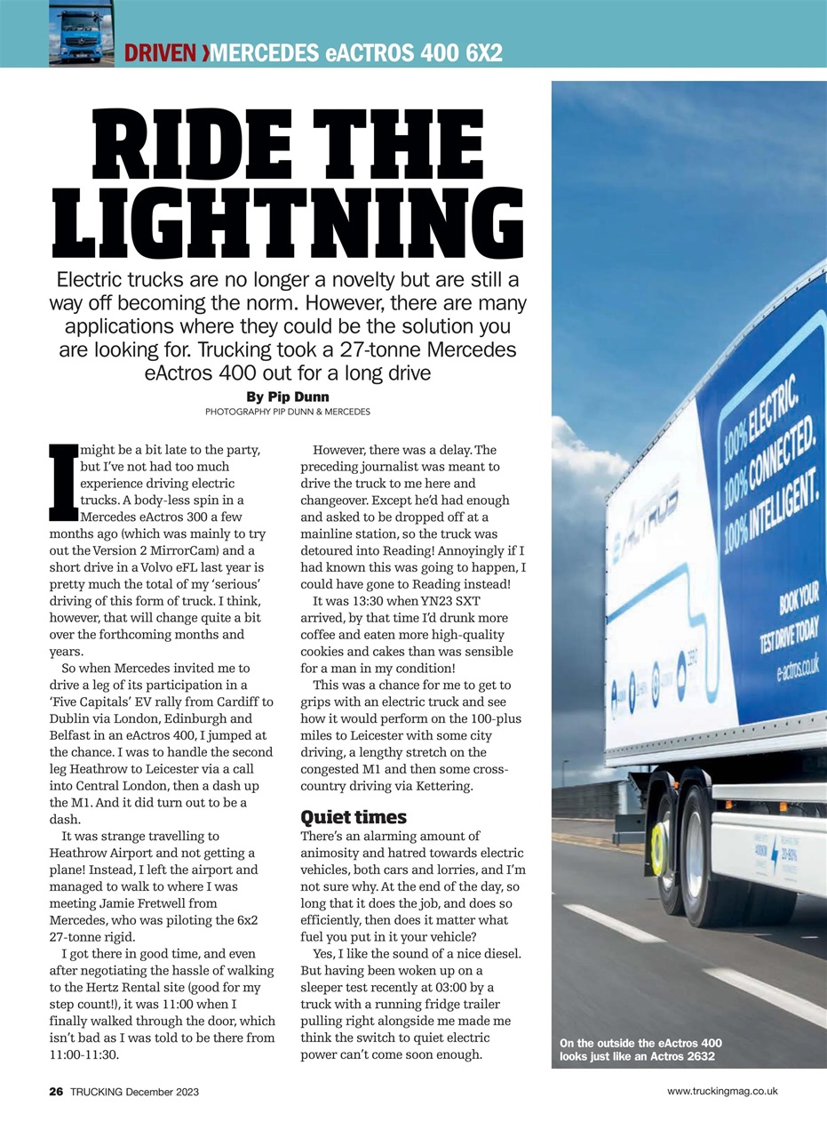 Trucking Magazine Preview Pages