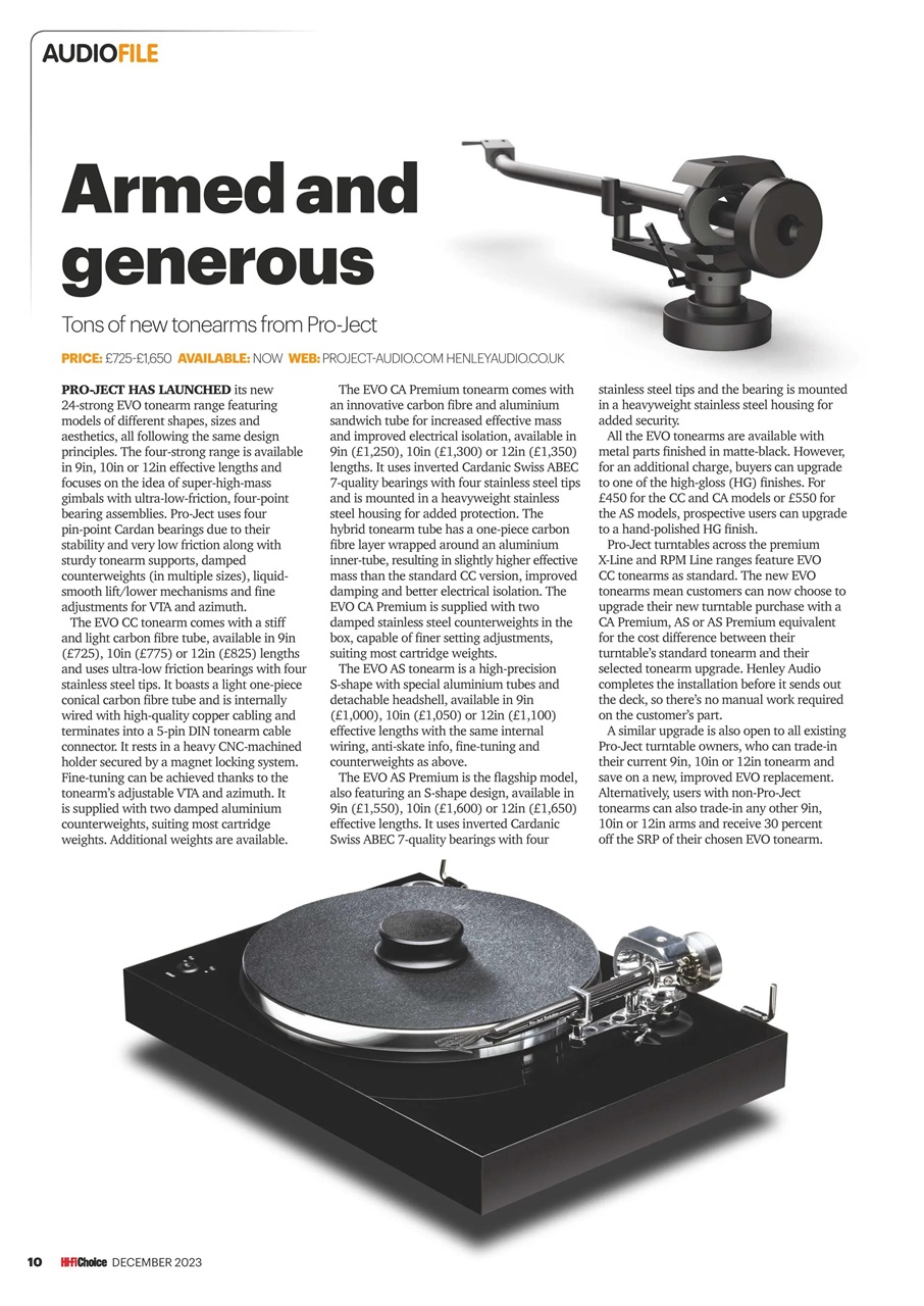 Hi-Fi Choice Preview Pages