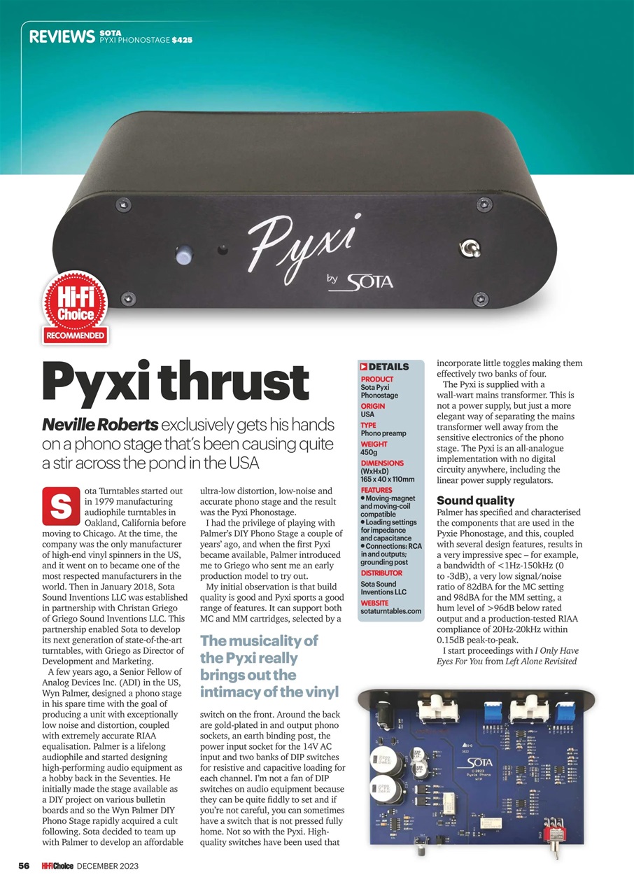 Hi-Fi Choice Preview Pages