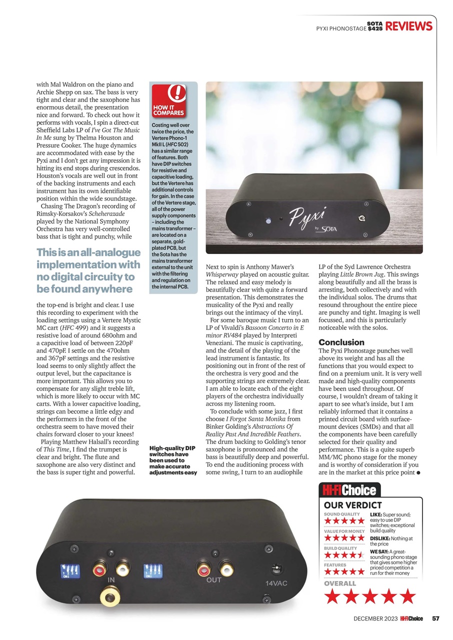 Hi-Fi Choice Preview Pages