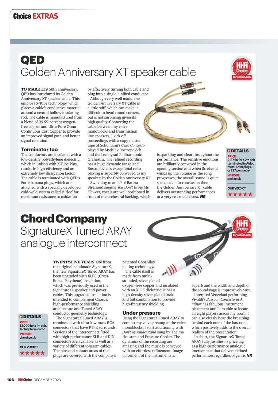 Hi-Fi Choice Preview Pages