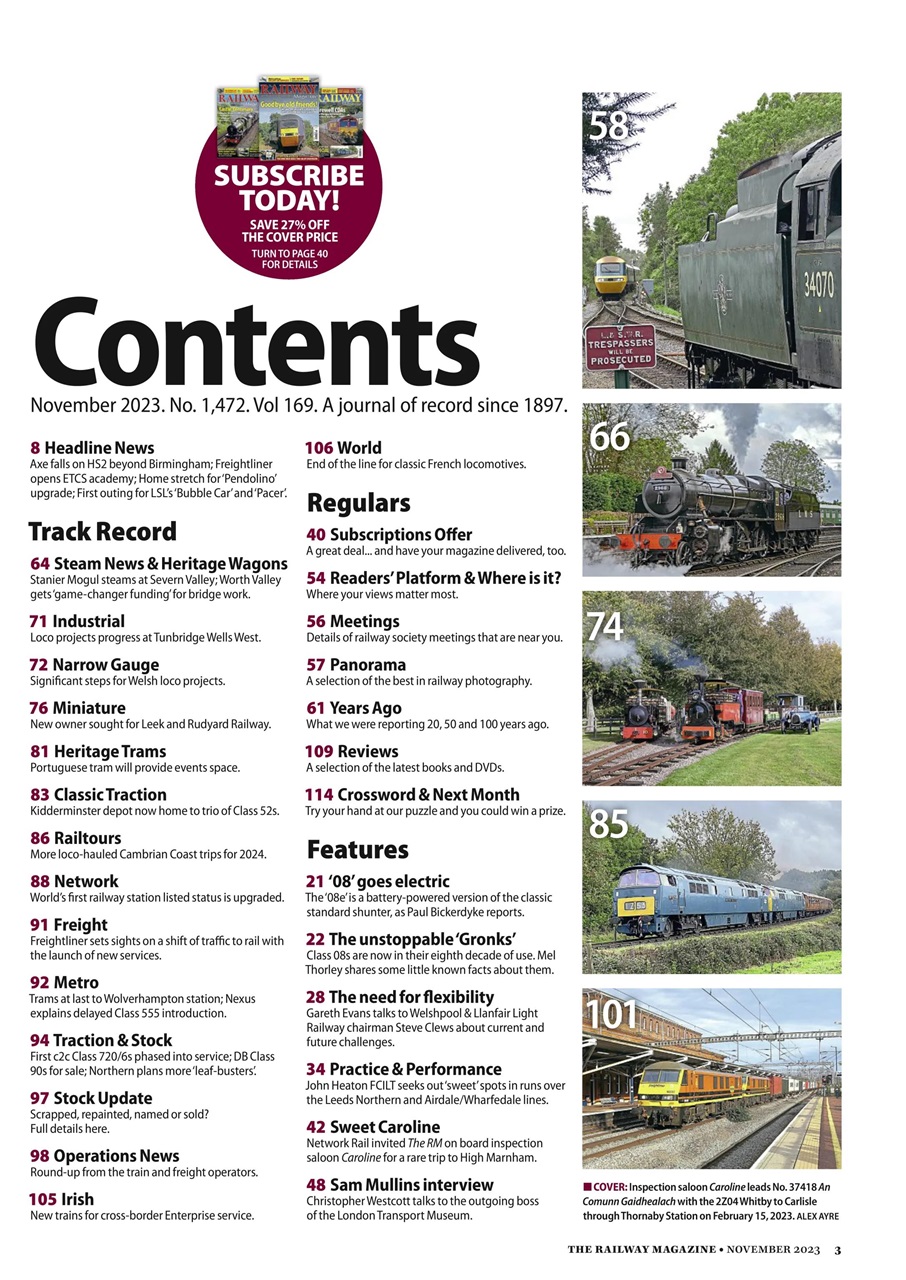 Railway Magazine Preview Pages