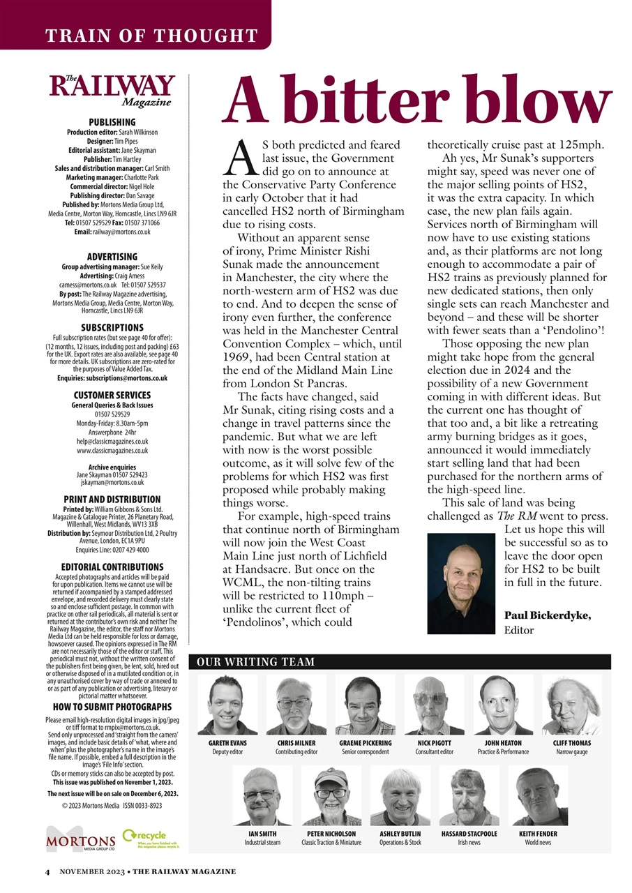 Railway Magazine Preview Pages