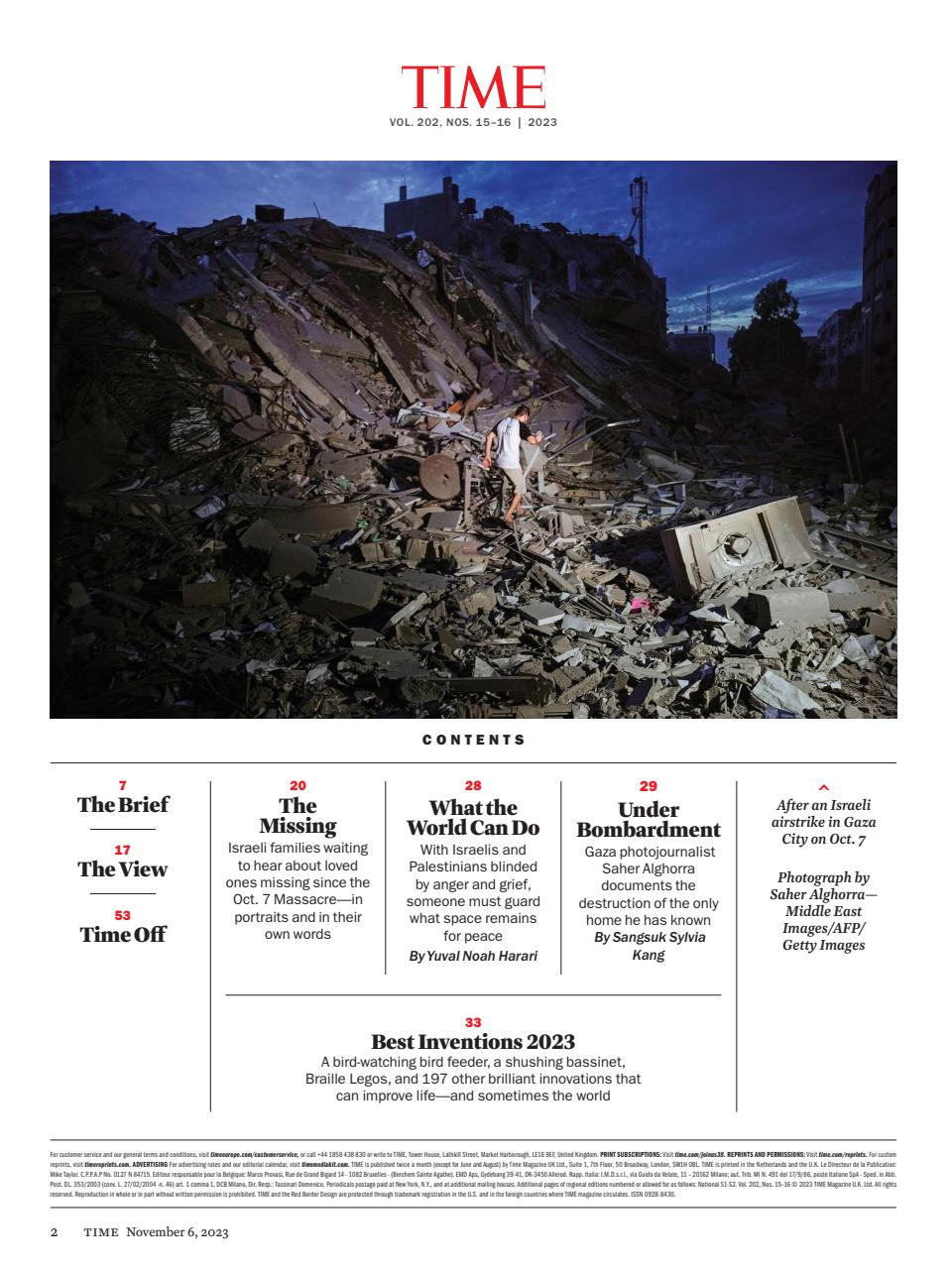 TIME Magazine Europe Preview Pages