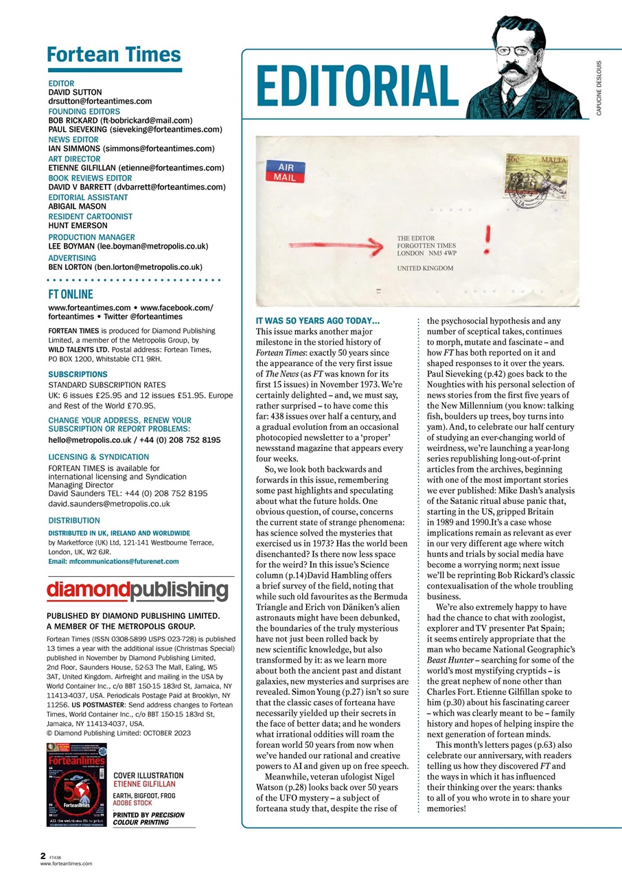 Fortean Times Preview Pages