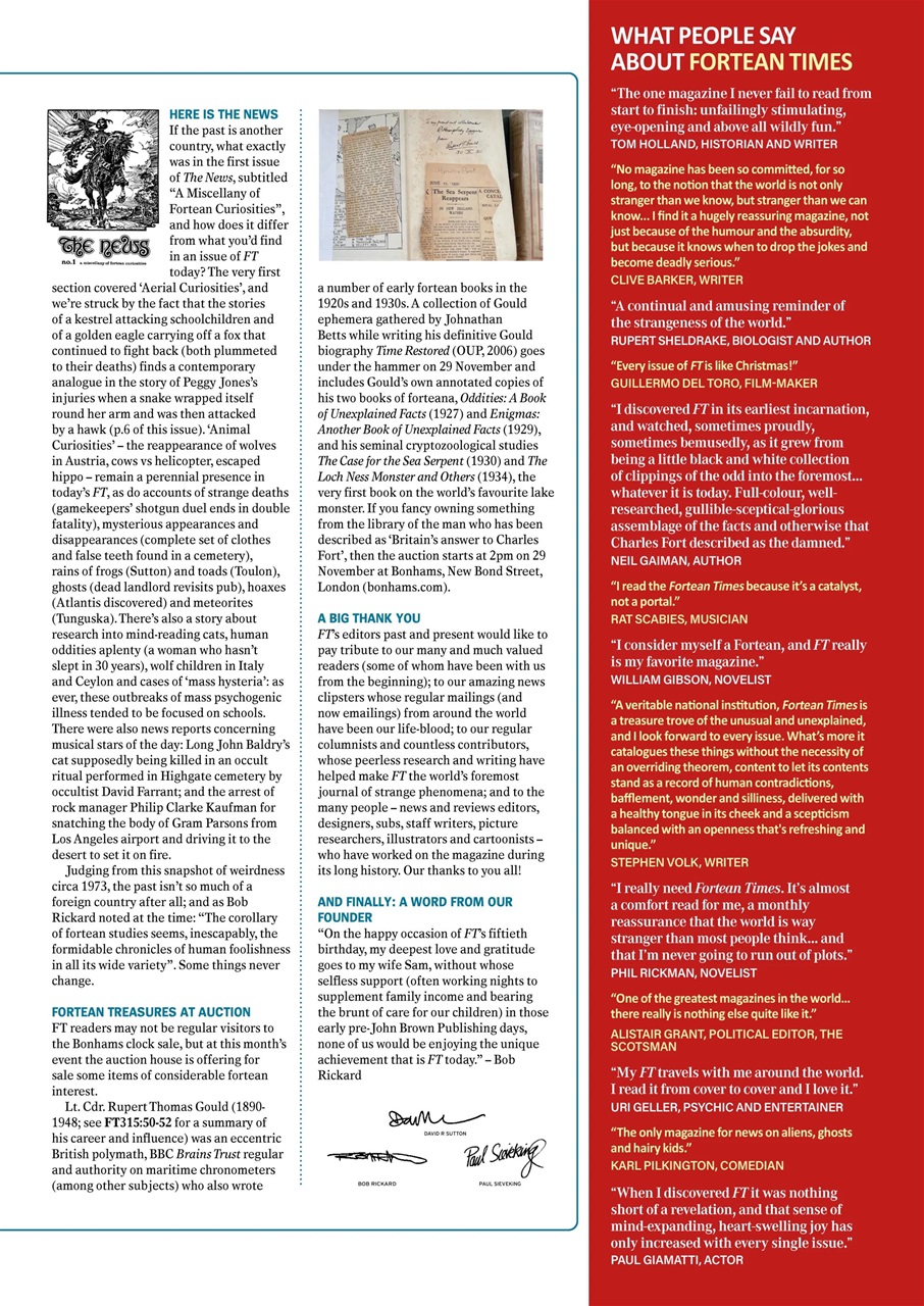 Fortean Times Preview Pages