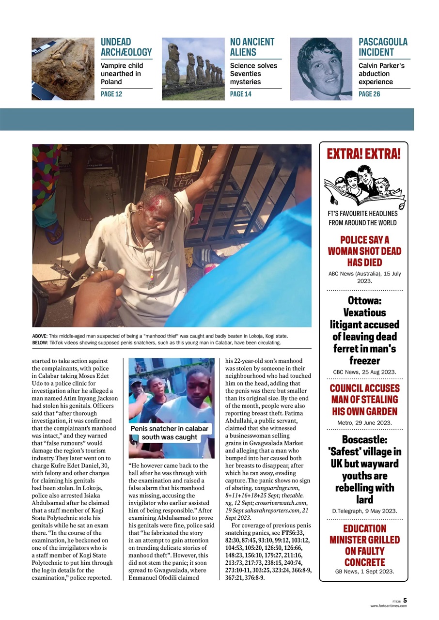 Fortean Times Preview Pages