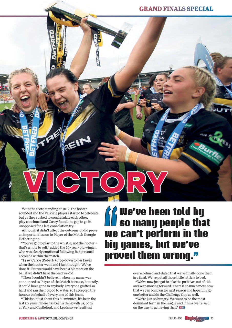 Rugby League World Preview Pages