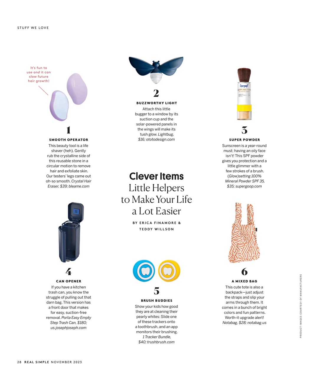 Real Simple Preview Pages