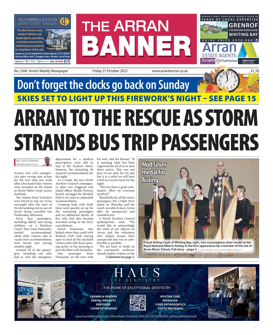 Arran Banner Preview Pages