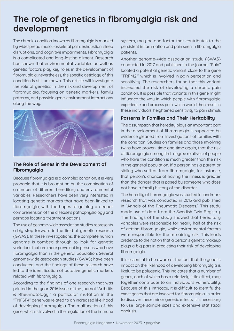 Fibromyalgia Magazine Preview Pages