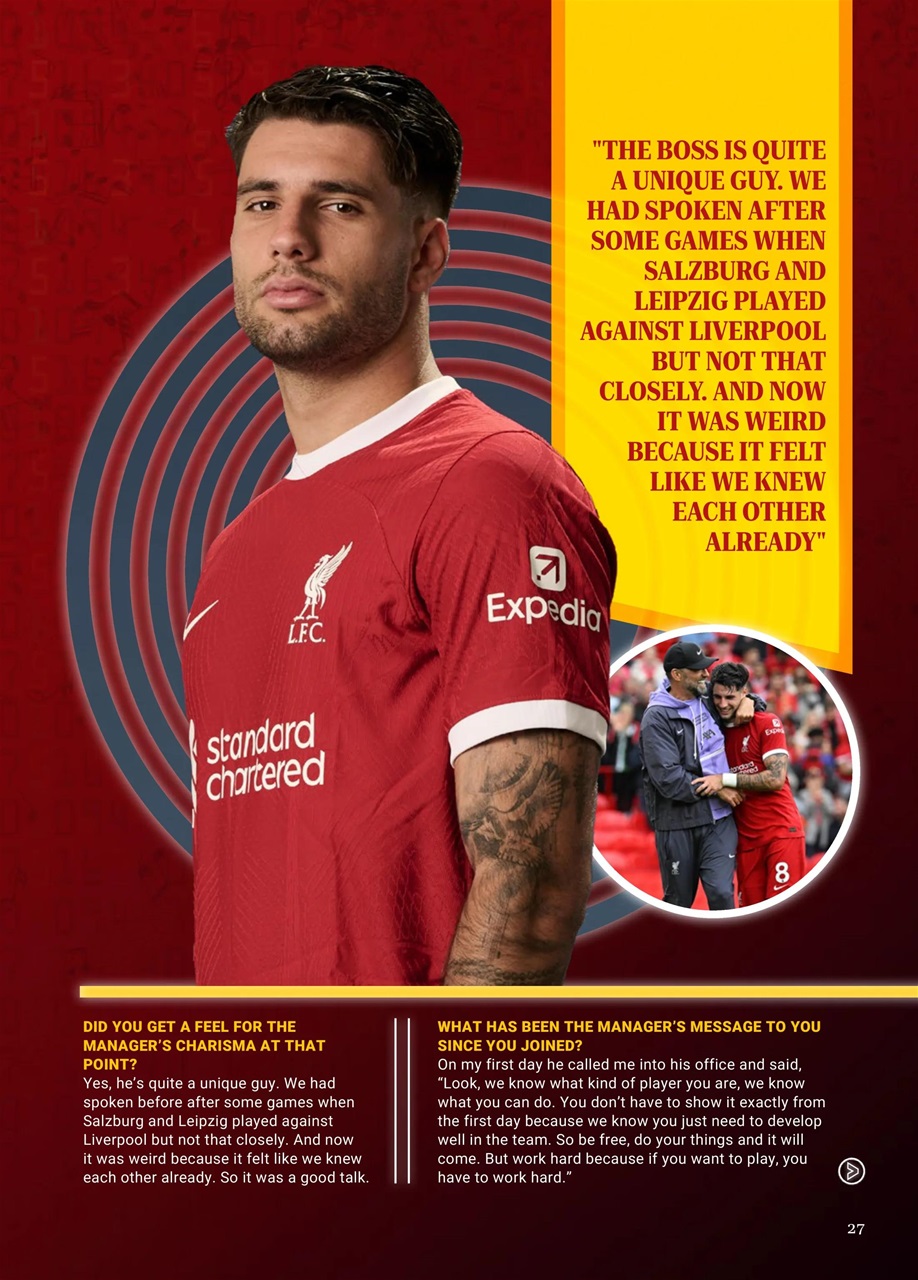 Liverpool FC Programmes Preview Pages