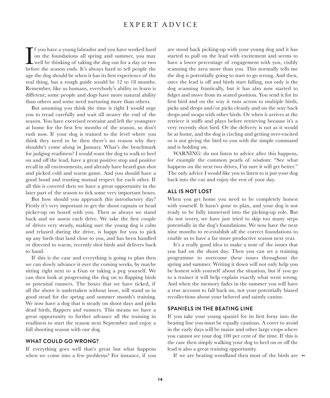 Gundog Journal Preview Pages