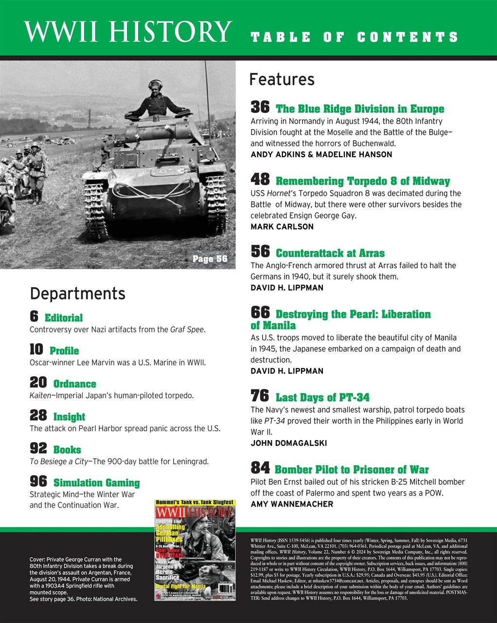 WW2 History Magazine Preview Pages