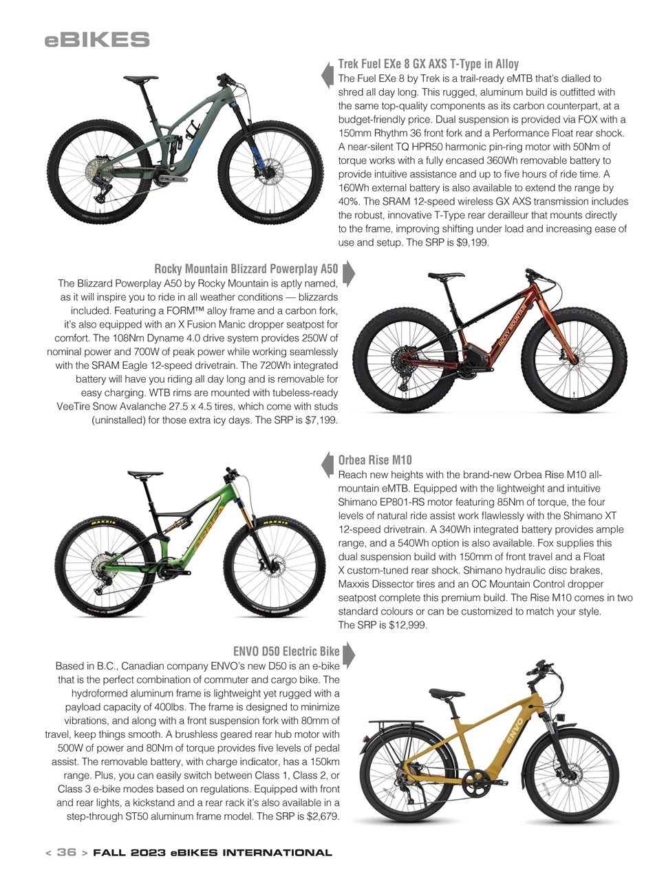 eBikes International Preview Pages