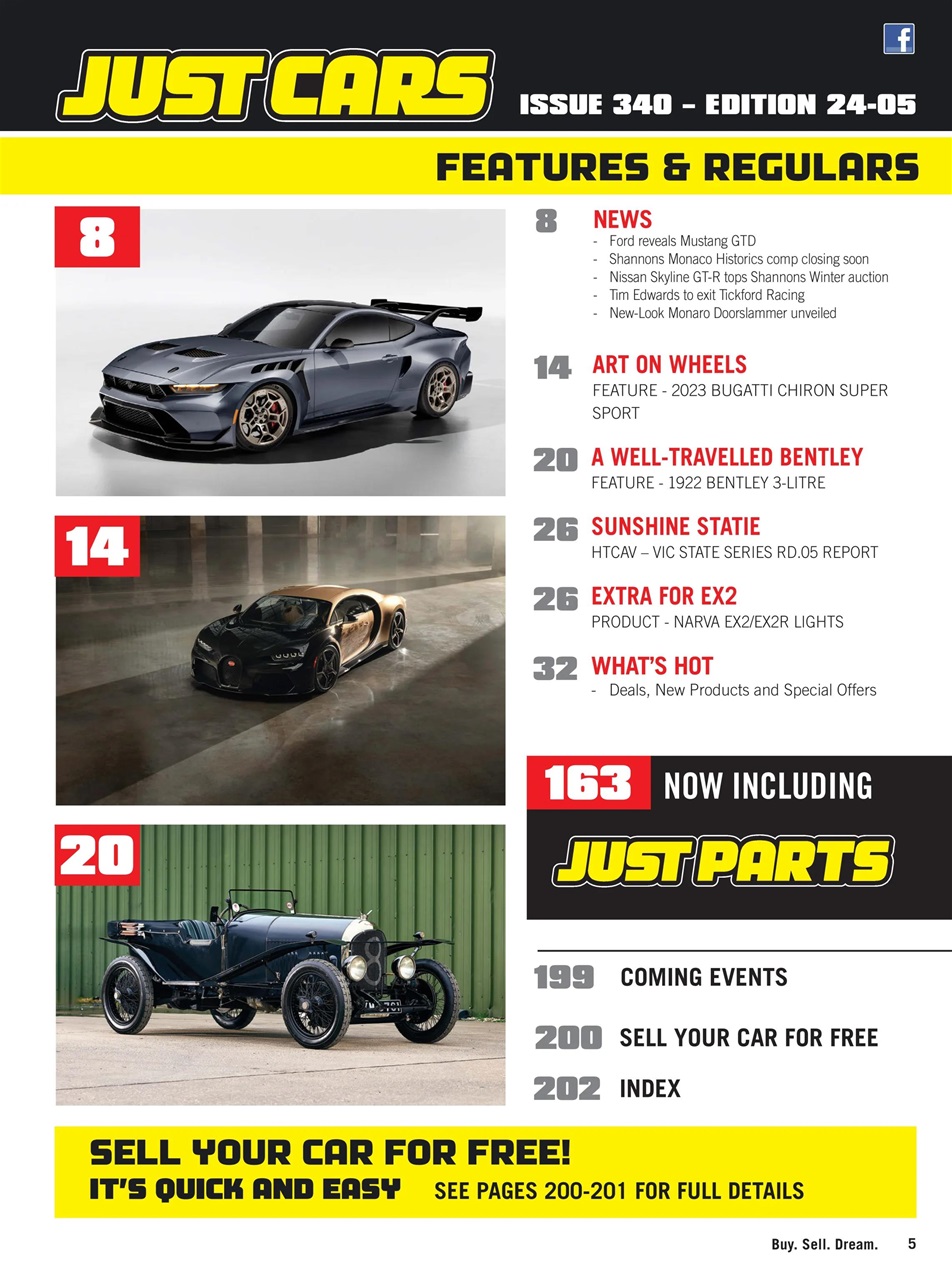 JUST CARS Preview Pages