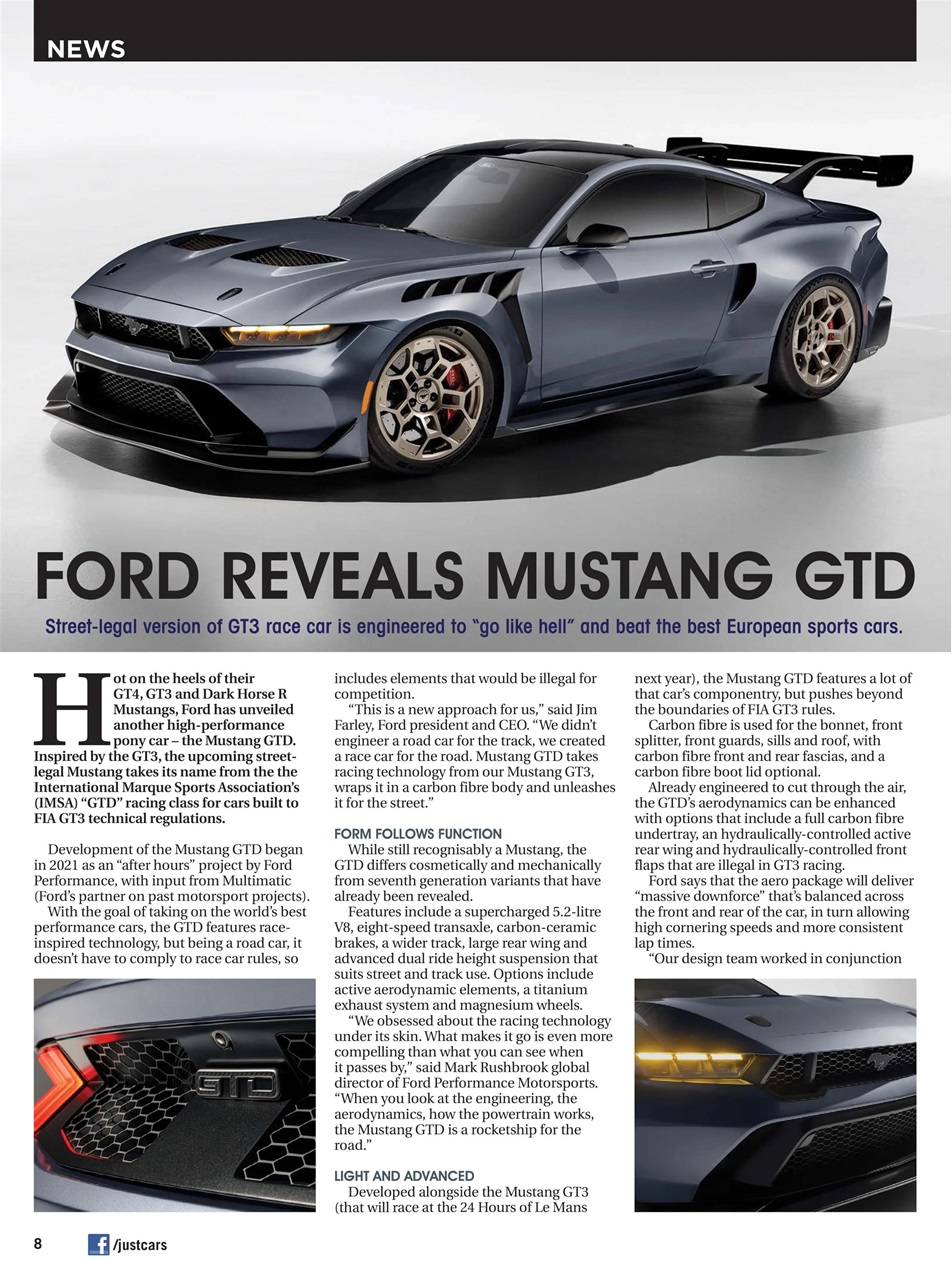 JUST CARS Preview Pages