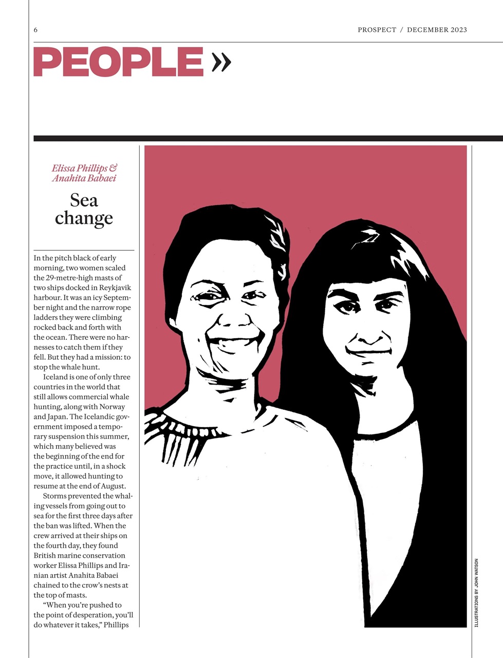 Prospect Magazine Preview Pages