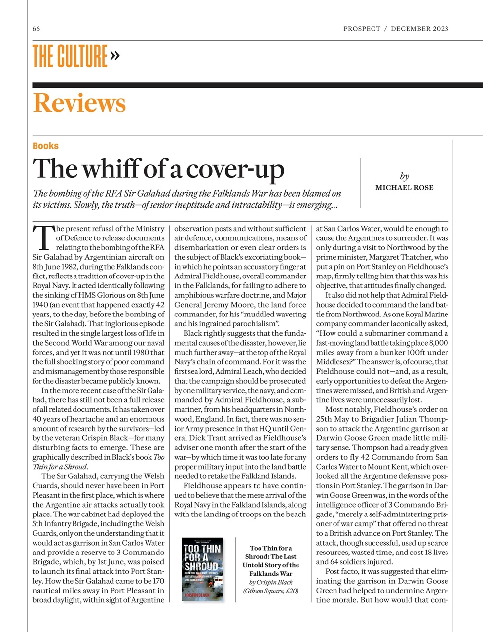 Prospect Magazine Preview Pages