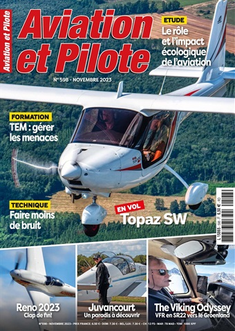 Aviation et Pilote issue Novembre 2023