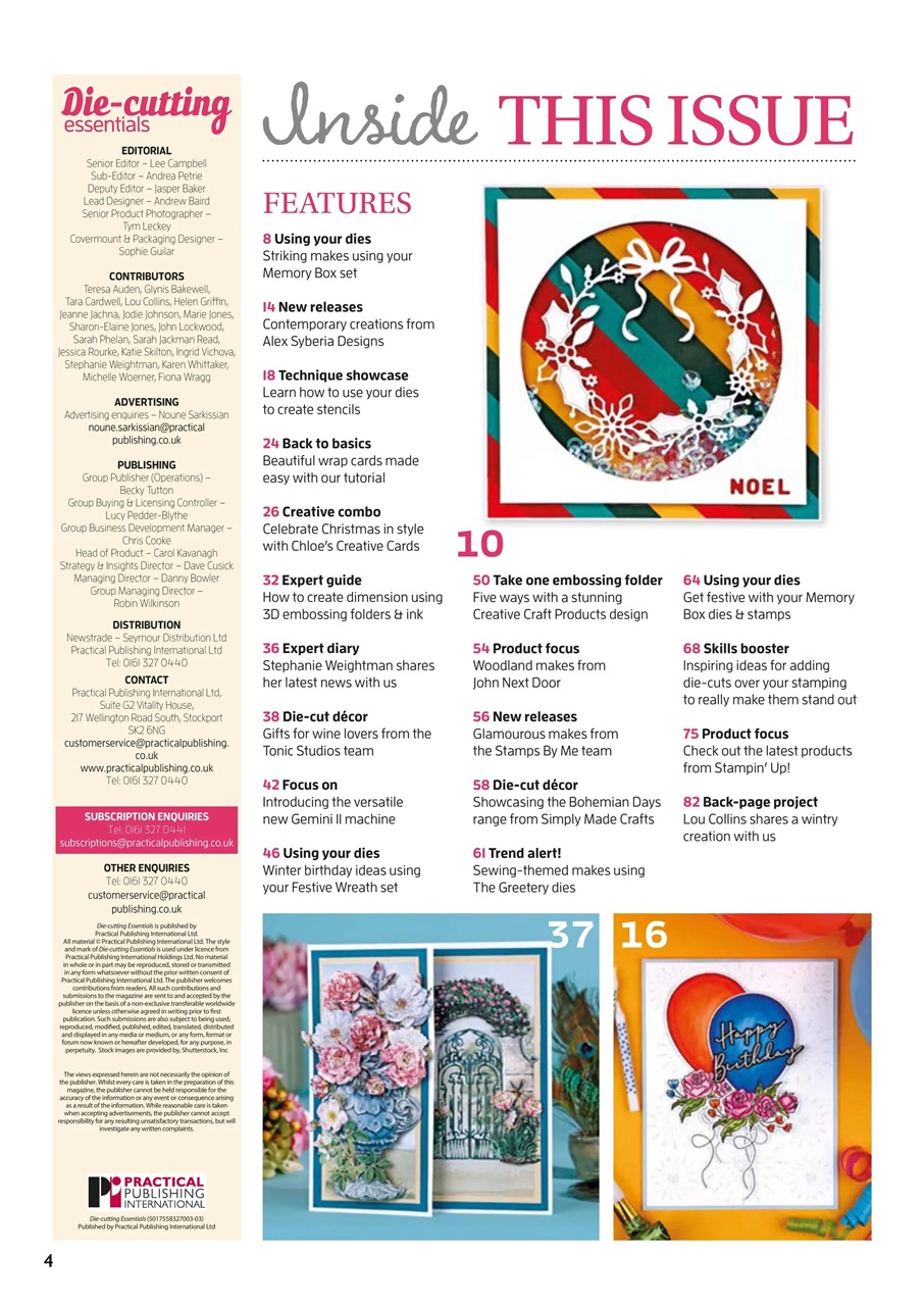 Die-Cutting Essentials Preview Pages