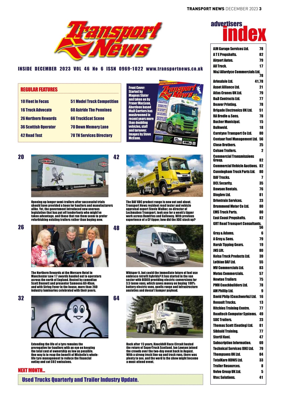 Transport News Preview Pages
