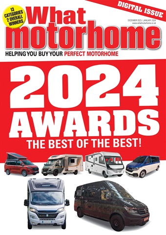 What Motorhome magazine issue Awards 2024 - Dec-23/Jan-24
