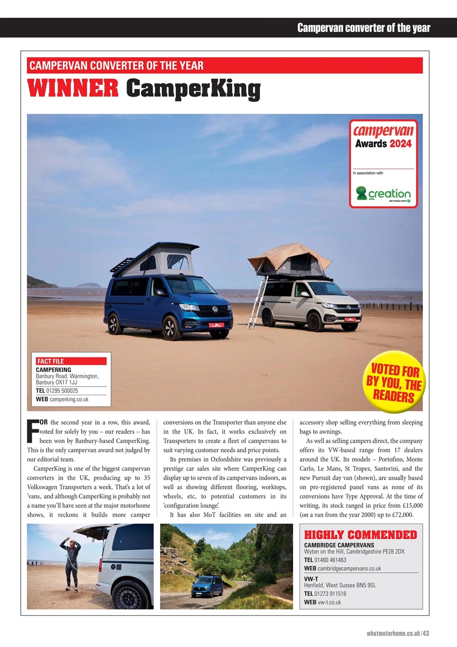What Motorhome magazine Preview Pages