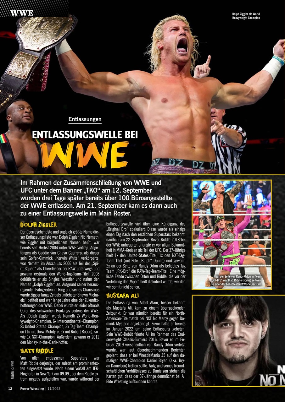 Power-Wrestling Preview Pages