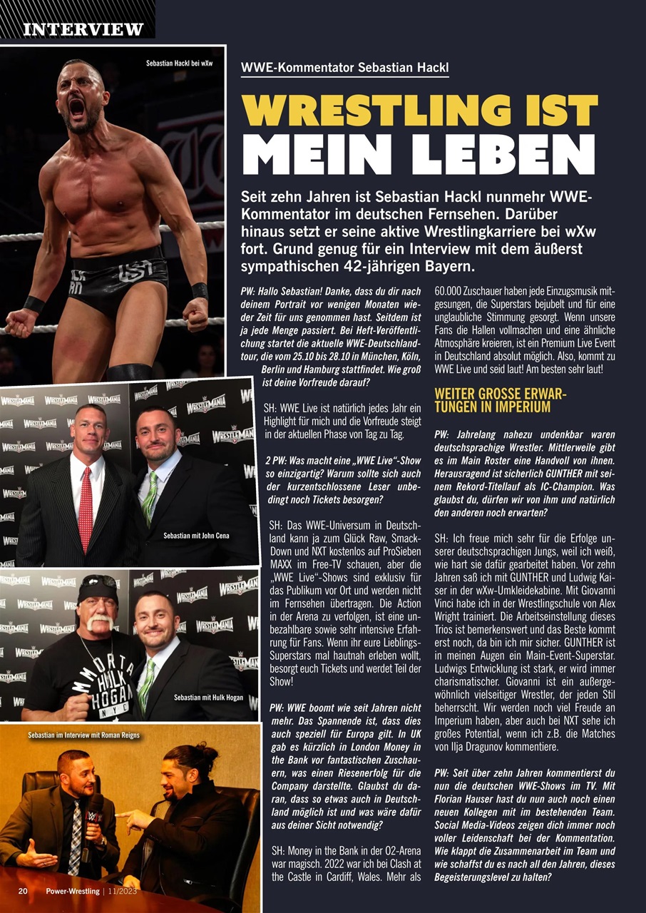 Power-Wrestling Preview Pages