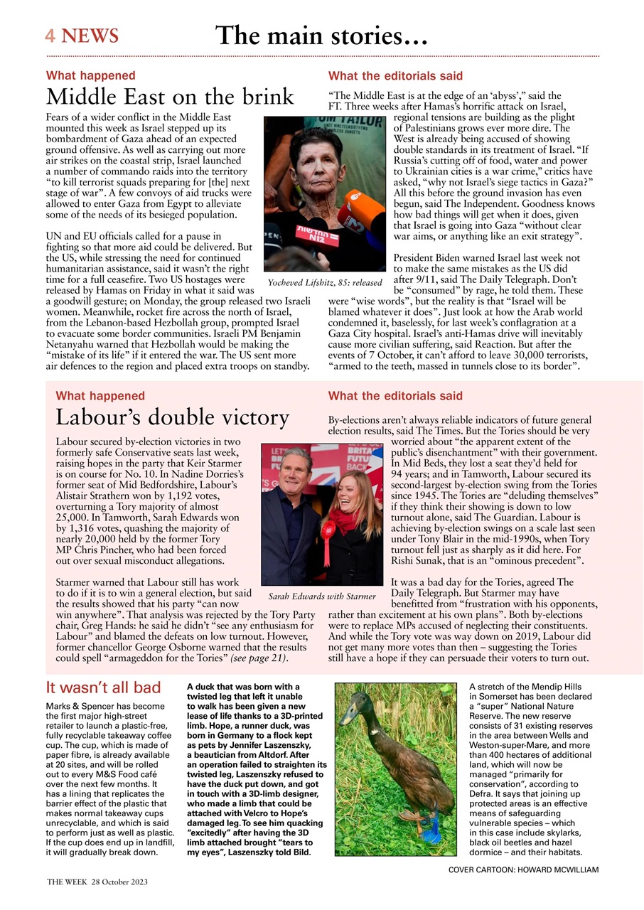 The Week Preview Pages